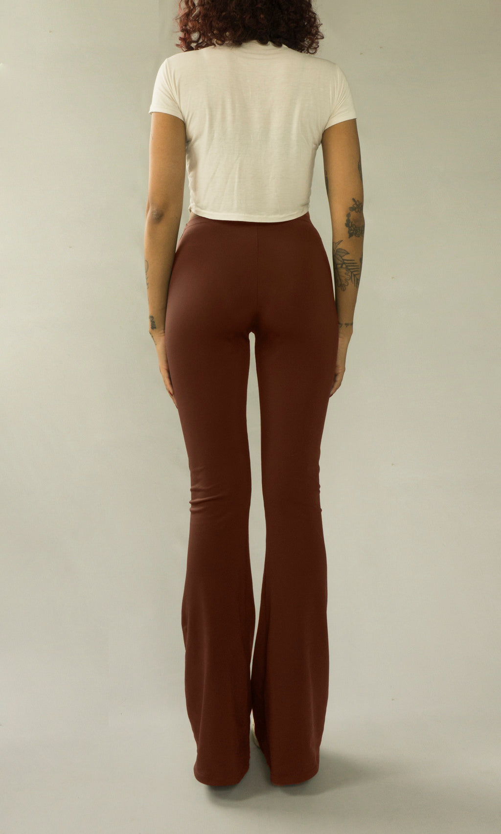 calça flare new poliamida