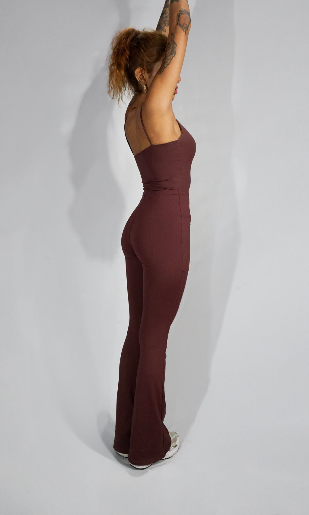 calça flare pockets poliamida