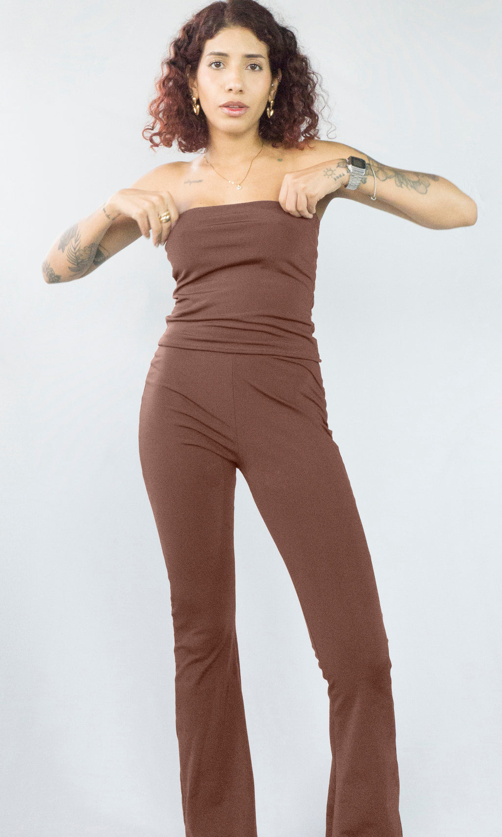 combo tube top basic poliamida (2 peças)