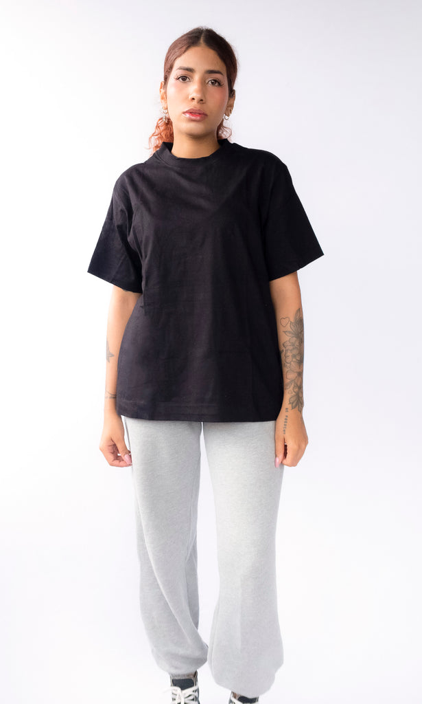 camiseta oversized basic preta