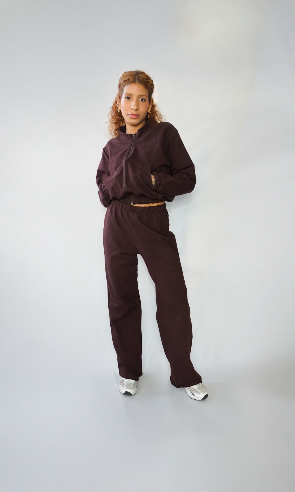 moletom brown com ziper limitado
