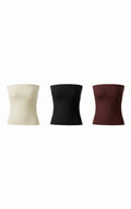 combo tube top basic (3 peças)