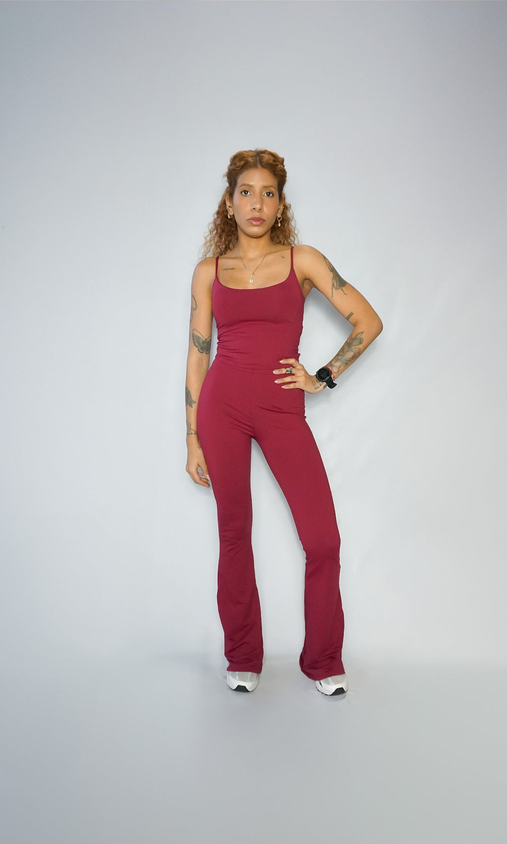 calça flare new poliamida